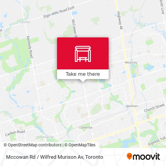 Mccowan Rd / Wilfred Murison Av map