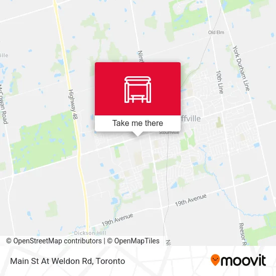 Main St At Weldon Rd map