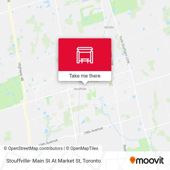 Stouffville- Main St At Market St map