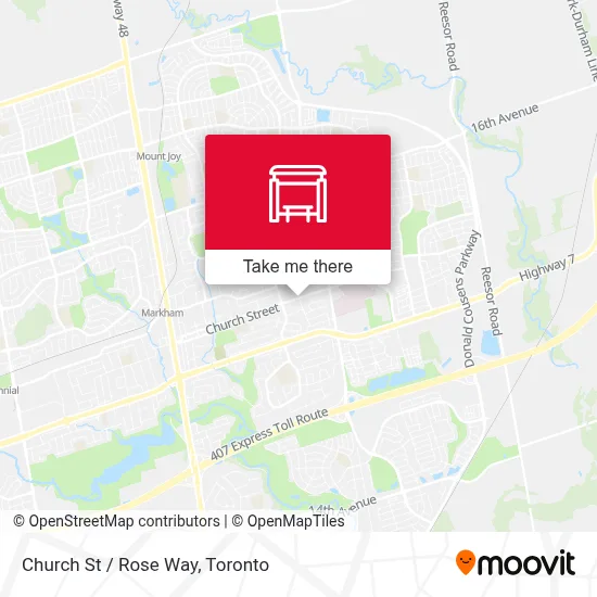 Church St / Rose Way map