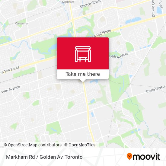 Markham Rd / Golden Av map