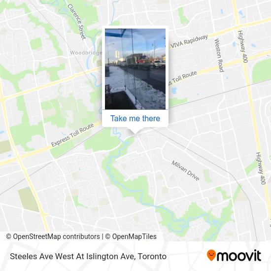 Steeles Ave West At Islington Ave plan