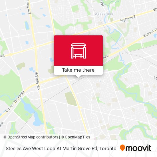 Steeles Ave West Loop At Martin Grove Rd plan
