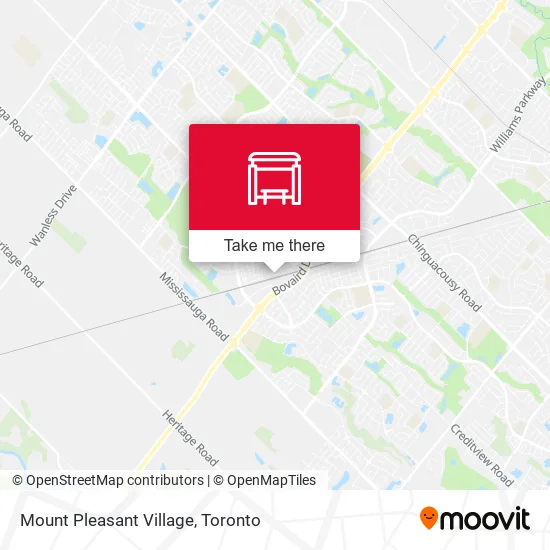Mount Pleasant Village map