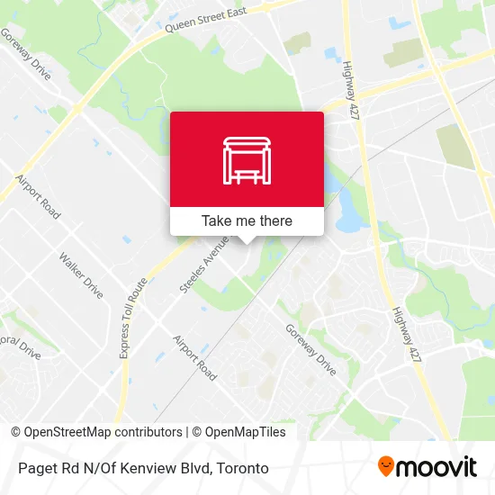 Paget Rd N/Of Kenview Blvd map