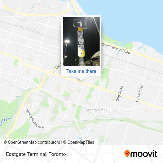 Eastgate Terminal map