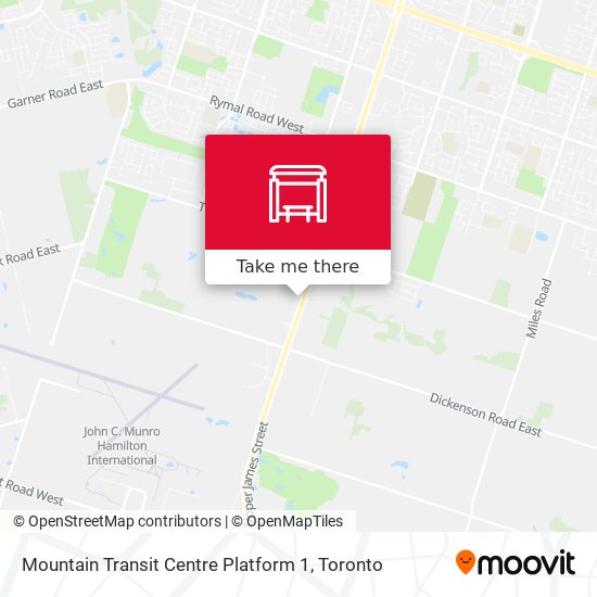 Mountain Transit Centre Platform 1 plan