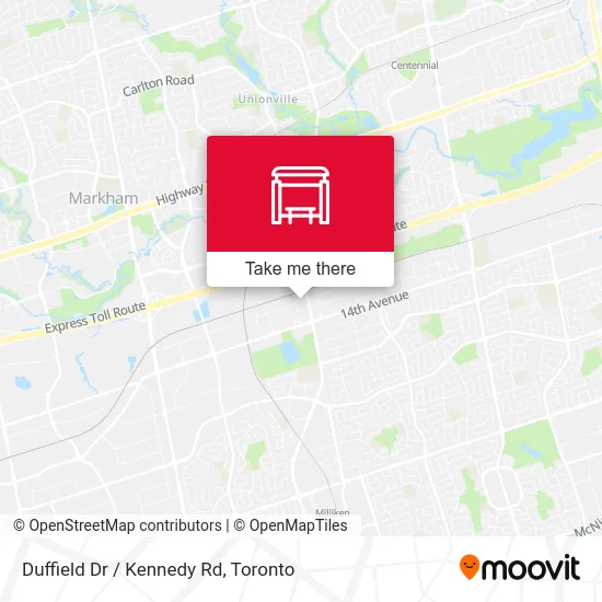 Duffield Dr / Kennedy Rd map