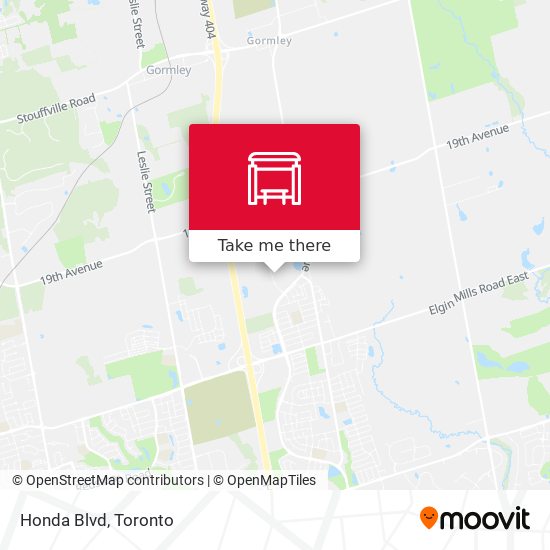 Honda Blvd map