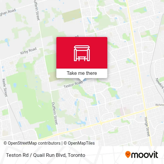 Teston Rd / Quail Run Blvd map