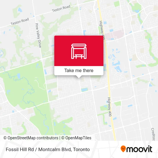Fossil Hill Rd / Montcalm Blvd plan