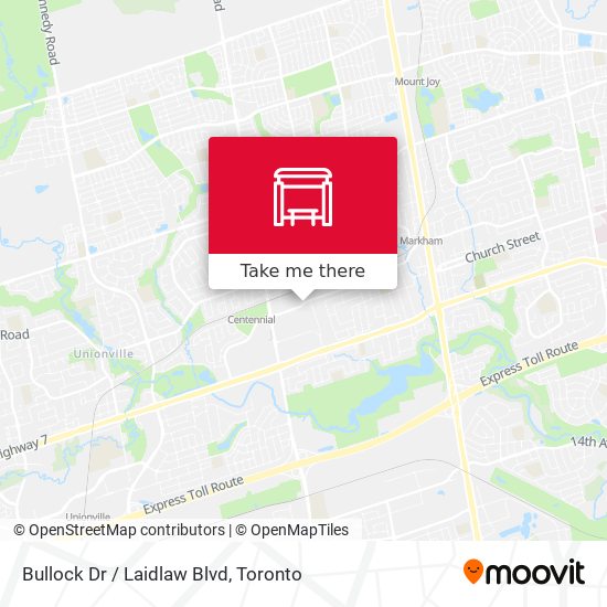 Bullock Dr / Laidlaw Blvd map