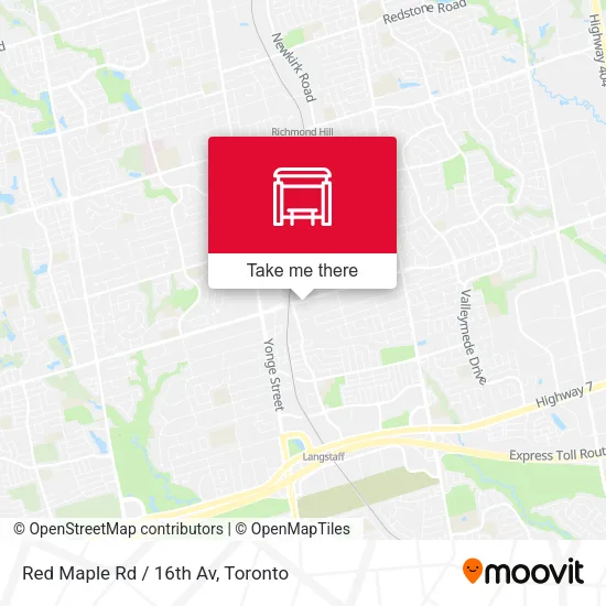 Red Maple Rd / 16th Av map