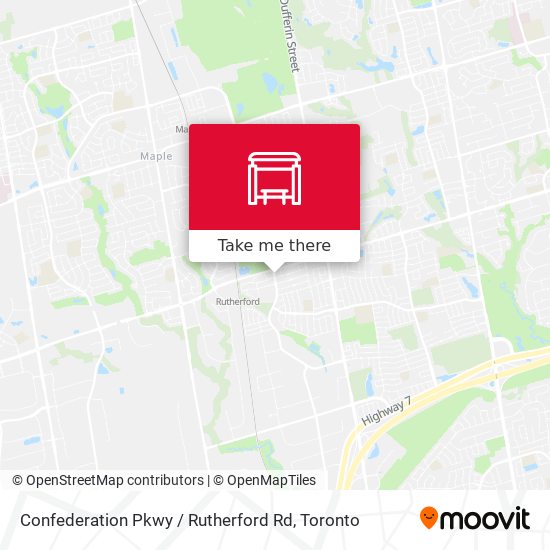 Confederation Pkwy / Rutherford Rd map