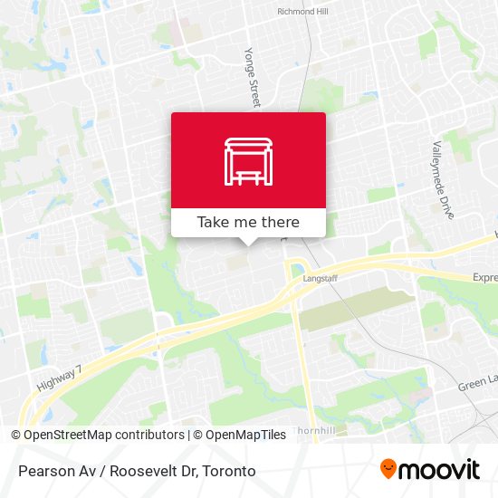 Pearson Av / Roosevelt Dr map