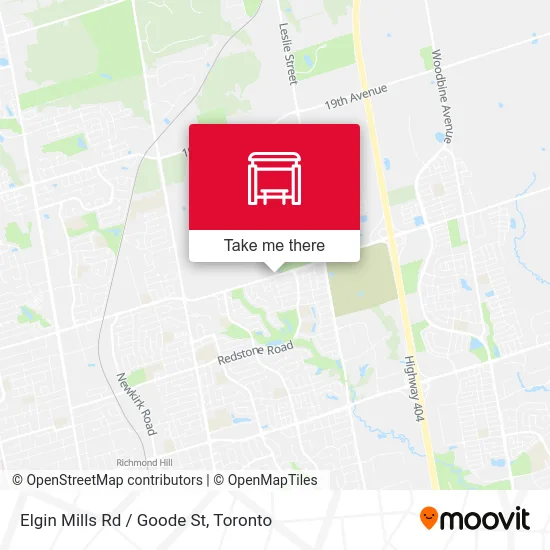 Elgin Mills Rd / Goode St map