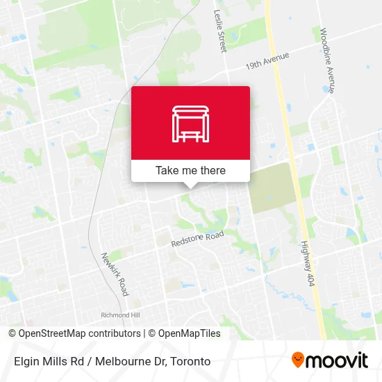 Elgin Mills Rd / Melbourne Dr map