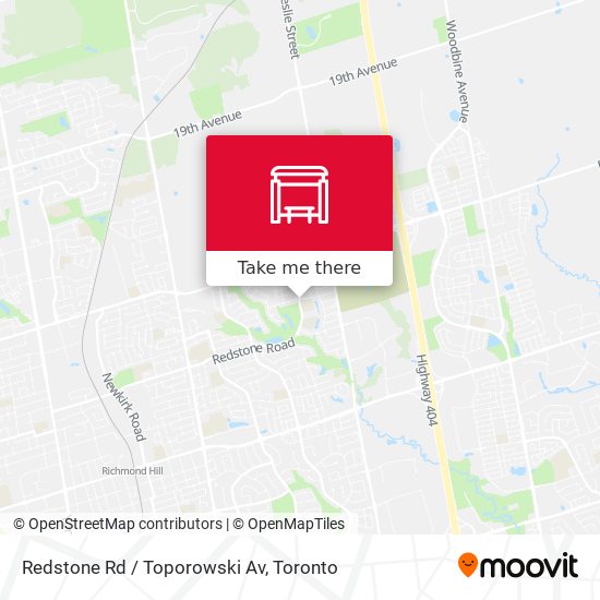 Redstone Rd / Toporowski Av map