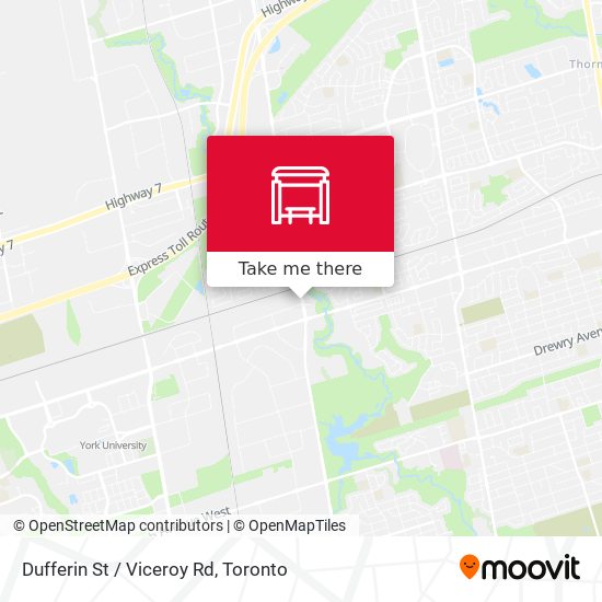 Dufferin St / Viceroy Rd plan