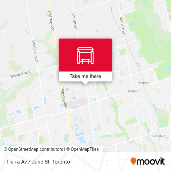 Tierra Av / Jane St map