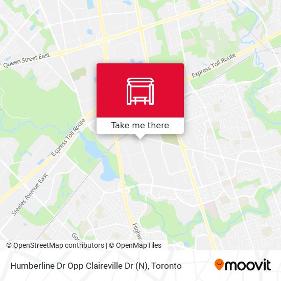 Humberline Dr Opp Claireville Dr (N) plan