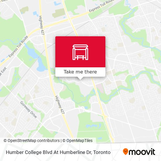 Humber College Blvd At Humberline Dr map