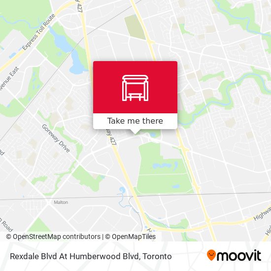 Rexdale Blvd At Humberwood Blvd map