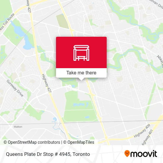 Queens Plate Dr Stop # 4945 map