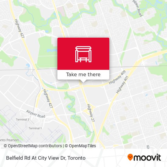 Belfield Rd At City View Dr map