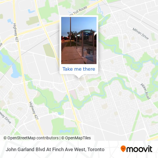 John Garland Blvd At Finch Ave West map