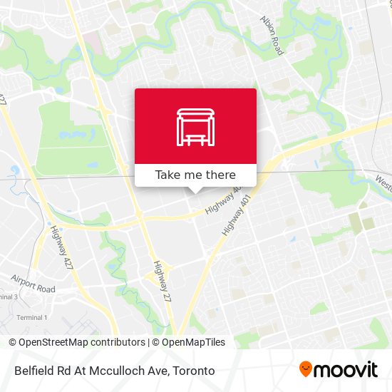 Belfield Rd At Mcculloch Ave map