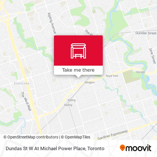 Dundas St W At Michael Power Place map