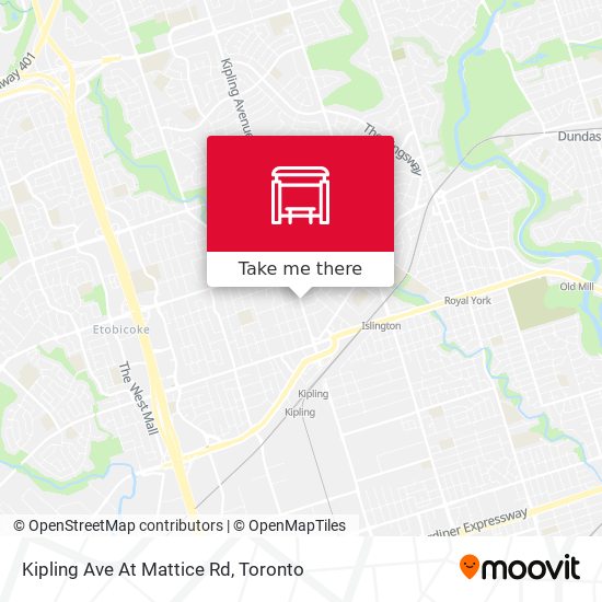 Kipling Ave At Mattice Rd map