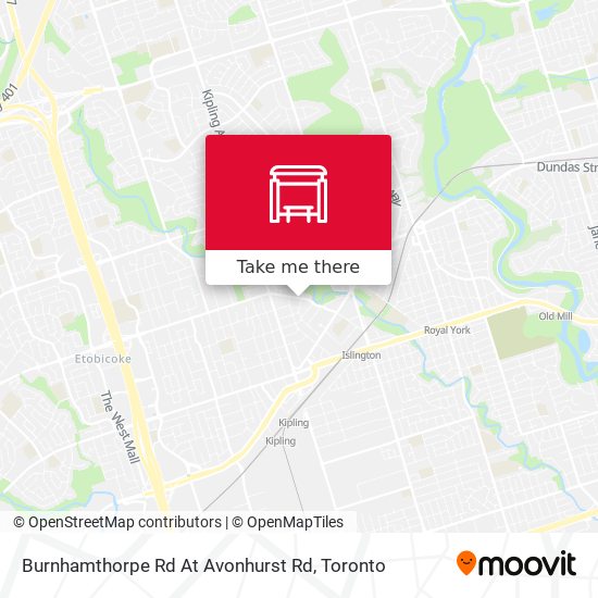 Burnhamthorpe Rd At Avonhurst Rd map