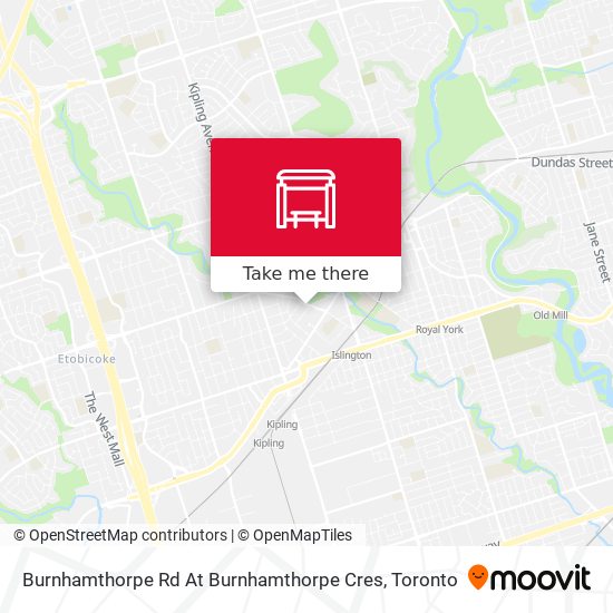 Burnhamthorpe Rd At Burnhamthorpe Cres map