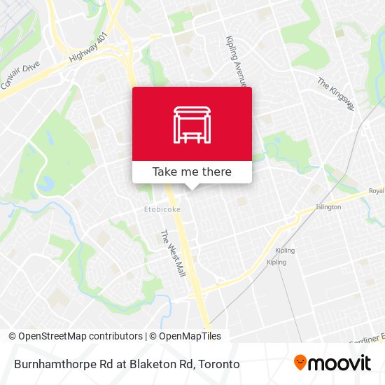 Burnhamthorpe Rd at Blaketon Rd plan