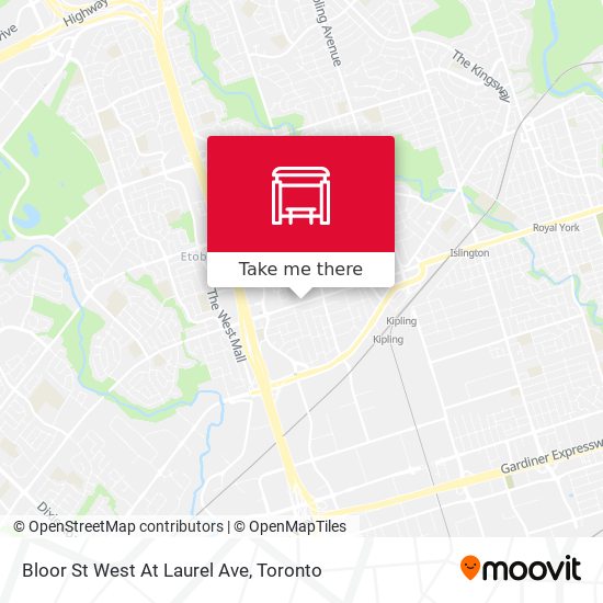 Bloor St West At Laurel Ave map