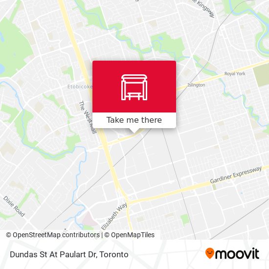 Dundas St At Paulart Dr map