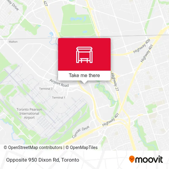 Opposite 950 Dixon Rd map