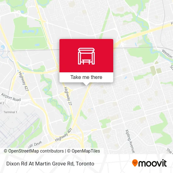 Dixon Rd At Martin Grove Rd map