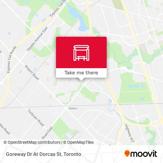 Goreway Dr At Dorcas St map