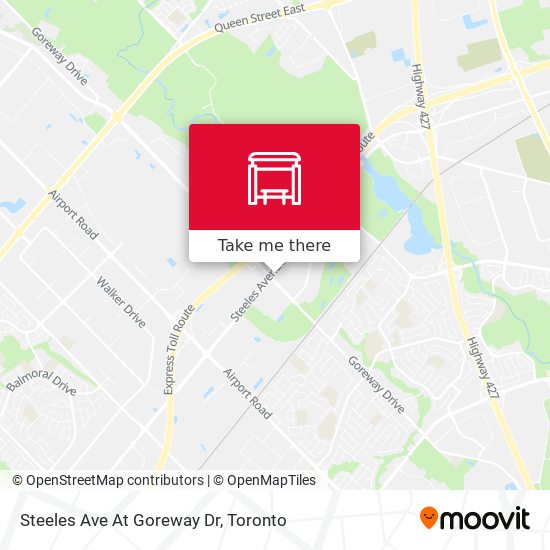 Steeles Ave At Goreway Dr map