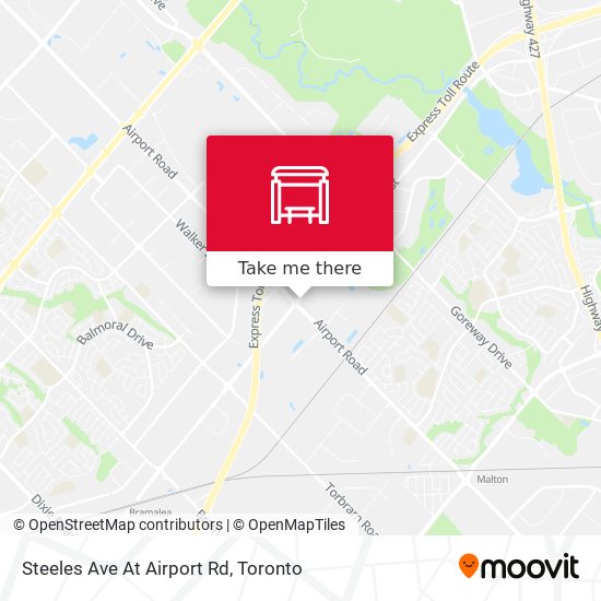 Steeles Ave At Airport Rd map