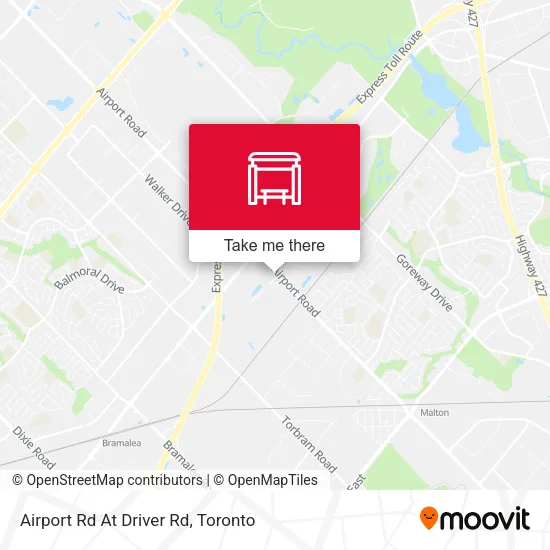 Airport Rd At Driver Rd map