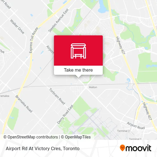 Airport Rd At Victory Cres map