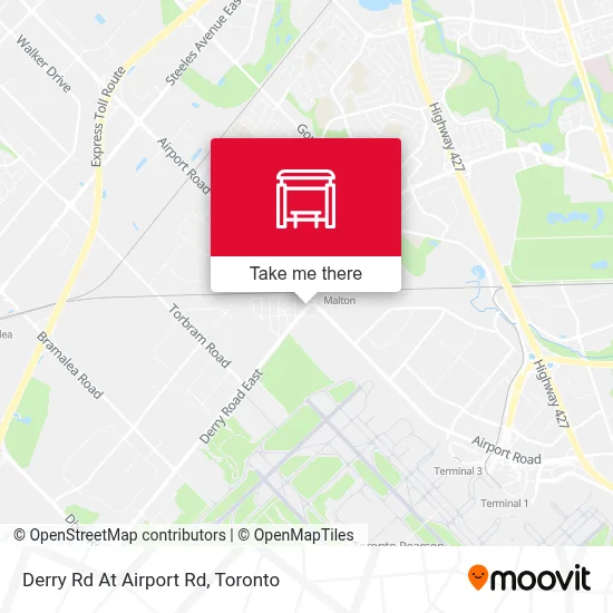 Derry Rd At Airport Rd map