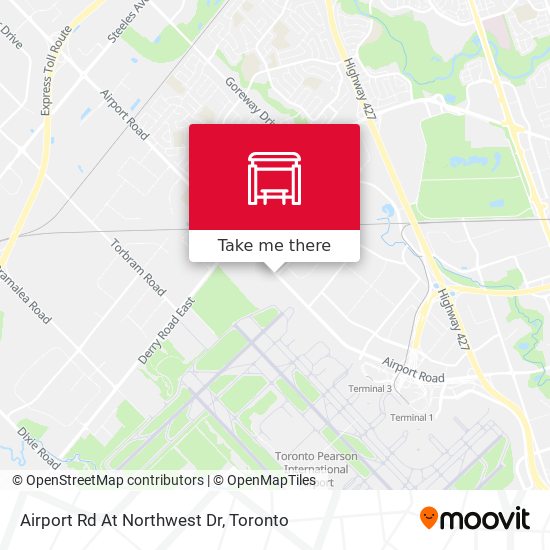 Airport Rd At Northwest Dr map