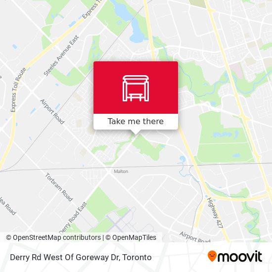 Derry Rd West Of Goreway Dr map