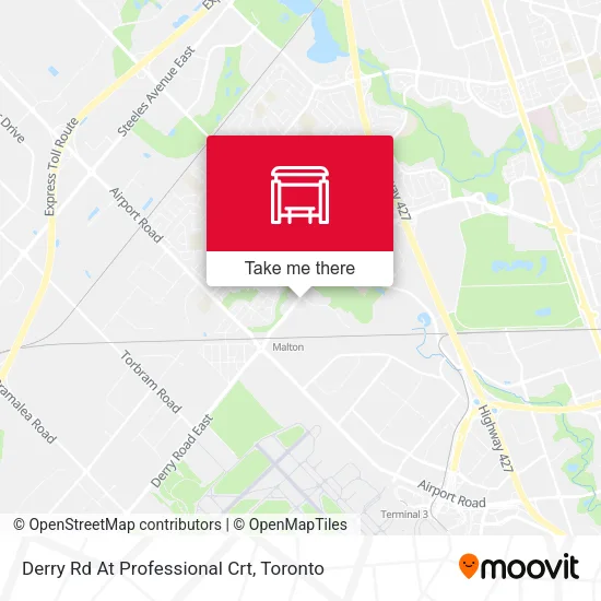 Derry Rd At Professional Crt map