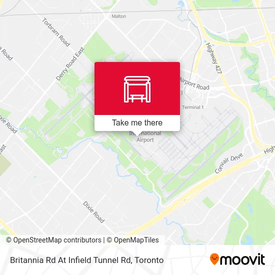 Britannia Rd At Infield Tunnel Rd map